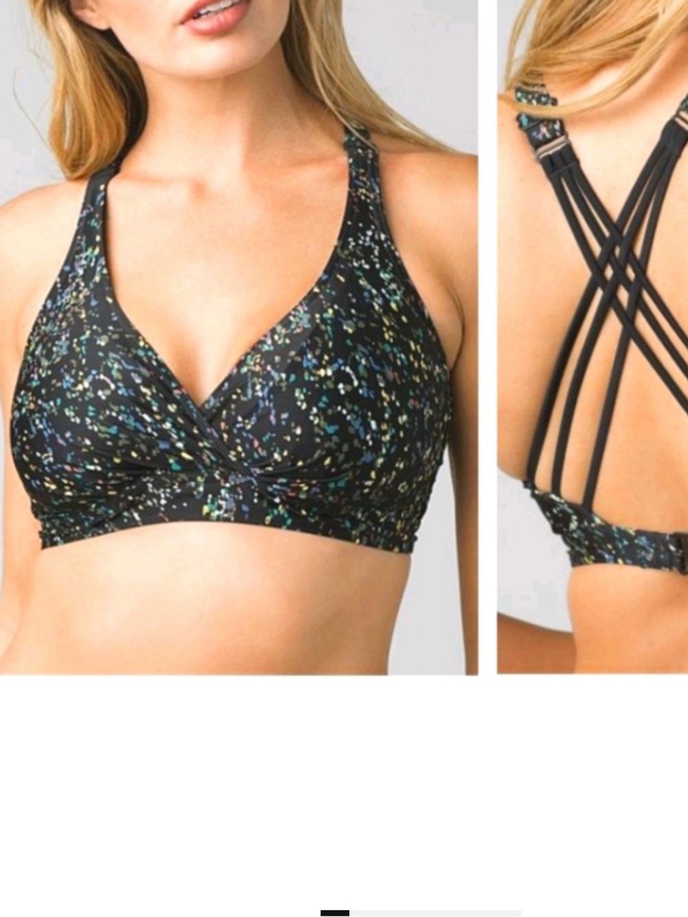 PRANA Kayana Stargazer 34D-Cup Bikini Top preloved - Picture 6 of 6
